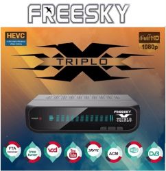 RECEPTOR FREESKY TRIPLO X 3 TUNNERS FTA FULL HD 4K