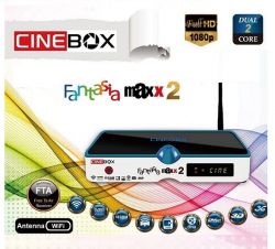 RECEPTOR CINEBOX FANTASIA MAXX 2 IPTV 3D DUAL CORE LED WIFI