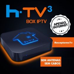 RECEPTOR TV HTV BOX 3 IPTV SEM ANTENAS E SEM CABOS